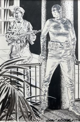 Gray Morrow (American, 1934-2001) | Spy Rampant on Brown Shield (1966) | Shasta/Phoenix