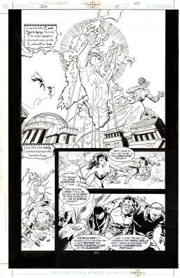Darryl Banks, Wayne Faucher | Jla #75 Page 40 | ComicArtFans Classifieds