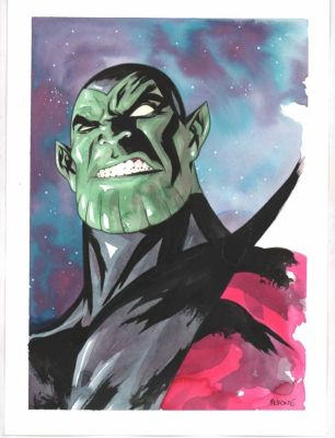 Mike McKone | Mike McKone, Super Skrull | ComicArtFans Classifieds