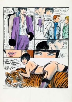 Lot 700 - Crepax Guido - "Giulietta e Romeo: A cavallo della tigre", 1989 | Urania Casa d’Aste