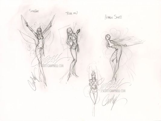 J. Scott Campbell | Original Art: Aspen Comics Prelims | J. Scott Campbell