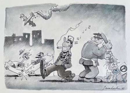 Cromheecke/Dessin original humoristique qui n’as pas pris une… | Dagoty