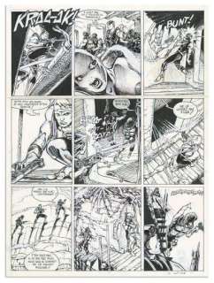 VATINE - Lot 80 - OLIVIER VATINE ◊ AQUABLUE Nao (T.1), Delcourt 1988 Planche...