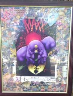 The Maxx Hero Initiative Auto Print Sam Kieth & Bill Loebs (Flint Homage 2 Of 5)