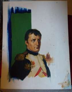 Thos, Yves - Maquette originale pour la couverture (gouache) -  15 récits sur Napoléon - (1972) | Catawiki