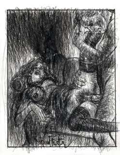 Fuster, Miquel - Original Drawing - Fantasy Lady - Signé | Catawiki