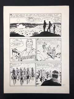 Tex n. 349 - Civitelli - tavola originale - Page volante - EO - (1989) | Catawiki