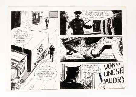 Colin Wilson Thunderhawks Demi... | COLIN Wilson Thunderhawks Demi planche Encre de chine 34,5... | Vermot et Associés