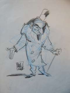 Cambré, Charel - Krimson - Originele getekende ’pitch’-illustratie  - geschetst in potlood met steunkleur - Amoras | Catawiki