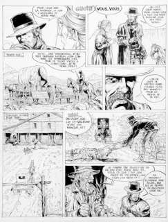 Swolfs | Durango, planche n°23 Ã  l’encre de Chine de l’é… | Banque Dessinée