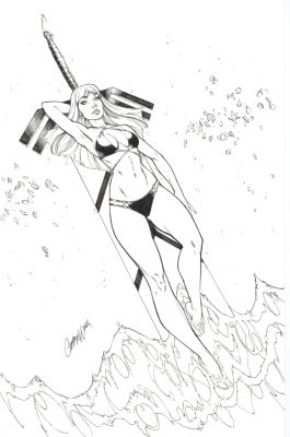 J.Scott Campbell | Marvel Swimsuit # 1 Magik | More Great Art