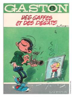 Franquin | ANDRÉ FRANQUIN GASTON Des Gaffes et des dégâts (T.6), Dupuis... | Daniel Maghen Enchères