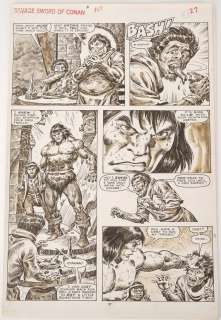 Ernie Chan (1940-201... | Planche Originale par ERNI CHAN Savage Sword of CONAN... | Stanley’s Auction