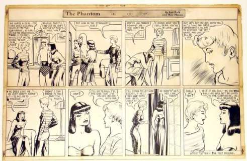 4029: THE PHANTOM. SUNDAY PAGE. | Weiss Auctions