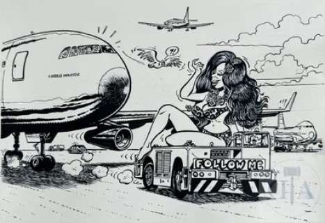 Mazel/Dessin original humoristique realise pour des cartes… | Dagoty