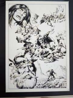 Conan - Planche originale - splash page - EO - (1994) | Catawiki