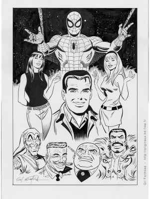Gil Formosa, John Romita, Steve Ditko, Stan Lee | Spider-Man team | 2DGalleries