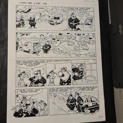 Daniël Kox | Planche originale de Kox ,agent 212 | 2DGalleries