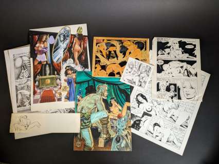 Collectif. Erotique. Ensemble... | COLLECTIF. Erotique. Ensemble de planches et de dessins... | Oger-Blanchet