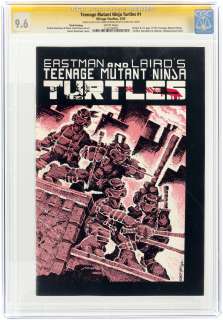 TEENAGE MUTANT NINJA TURTLES #1 FEBRUARY 1985 CGC 9.6 NM+ - SIGNATURE SERIES WITH SKETCH (THIRD PRINT). | Hake’s