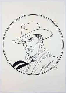 Tex - G. Romanini - illustraz. originale - Page volante - (1994) | Catawiki