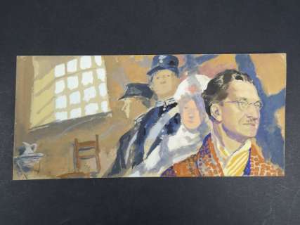 Giorgio Tabet - illustrazione originale x Omnibus Mondadori - anni ’30 - Page volante | Catawiki