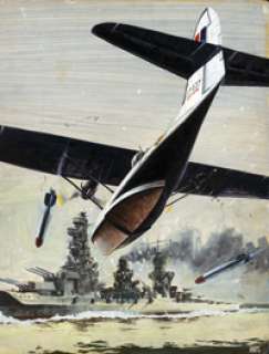 Graham Coton | War Picture Library cover #487 ’The Cat Strikes’ (SIGNED) | Illustration Art Gallery