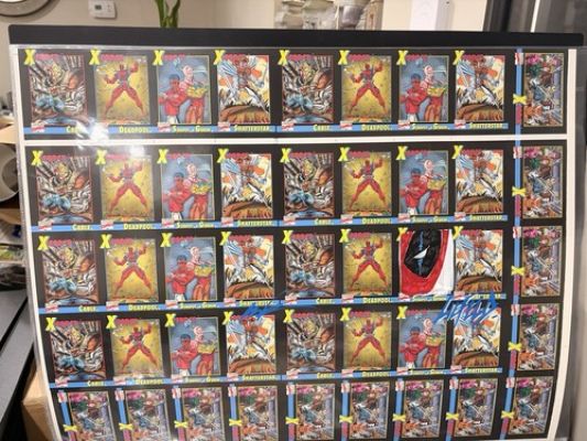 Rare X-Force Uncut Sheet With Rob Liefeld Remarque | eBay US (Buy It Now)