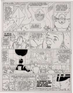 Moebius | L’Incal - Ce qui est en haut Encre de Chine pour la planche 26 | Millon