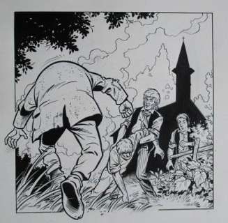 Robert en Bertrand 91 - Originele cover - De monsterman - (1991) | Catawiki