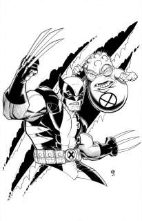 Nick Bradshaw - Wolverine and Doop!