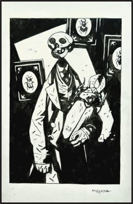 Mike Mignola | Skeleton & scarab | 2DGalleries