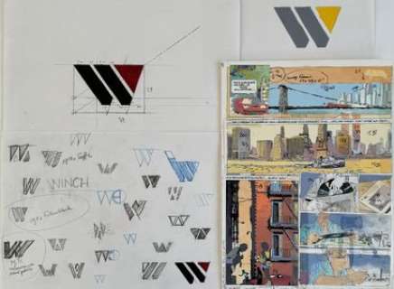 Francq/Largo Winch. Dessins preparatoires pour la… | Dagoty