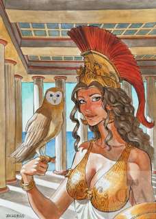 Lot 323 - Taranzano/L‘iliade. Dessin originale illustrant la deesse…