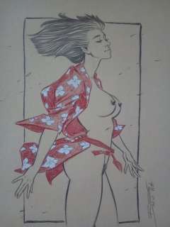 Pin Up - original artwork "Fresh" - Page volante - (2019) | Catawiki