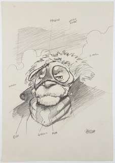 Massimiliano Frezzato - illustraz. originale "Zerit" - Page volante | Catawiki