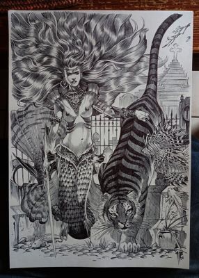 Philippe Bringel | La sirène des cimetières et le tigre | 2DGalleries