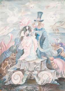 Julitta Karwowska-Wnuczak (1935) | Julitta Karwowska-Wnuczak | "Przygody Narizinii czyli zadartego noska", projekt ilustracji, 1976 | Desa Unicum