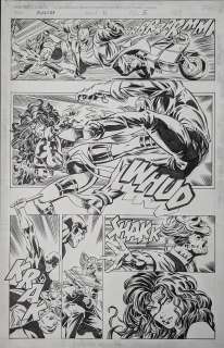 Mike Deodato / Scott Koblish - Elektra #11 p.5 1997