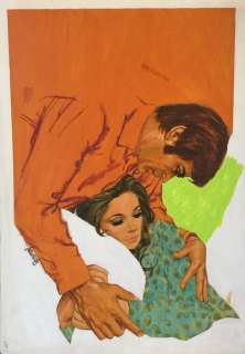 FernÃ¡ndez, Fernando  - Original cover drawing in colour - Romance book | Catawiki