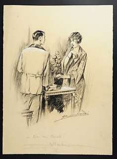  - Ambrogio Lombardi - "Non mi toccate!" Illustrazione originale (Master Of Drawing) 