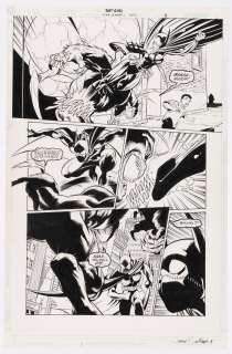 CASSANDRA CAIN - BATGIRL UNUSED ORIGINAL ART PAGE BY JAVIER SALTARES.