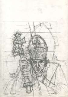 Juan Gimenez (Argentina, 1943) - “Deryni: Checkmate”, Preliminary Cover