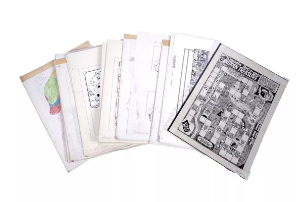 Lot 17 - Comics puzzle pages artwork | Anderson & Garland