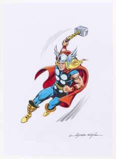 THOR SPECIALTY ORIGINAL ART BY RAFAEL LÓPEZ ESPÍ. | Hake’s