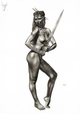 Original Art - The PATH to THE GLORY - Fantasy Art - Pencil drawing - A3 format | eBay Europe (Buy It Now)