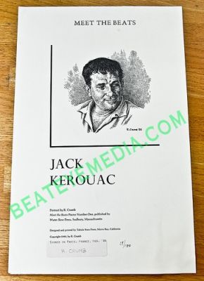ALLEN GINSBERG-BOOKS-COMIC ART-BEATNIK-WILLIAM S BURROUGHS-KEROUAC-ROBERT CRUMB | eBay US