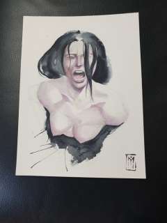 Manolo Carot, dit Man - Dessin original - Nu de la série Extase - Page volante - (2012) | Catawiki