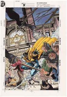 STATIC #5 COMIC BOOK COVER ORIGINAL COLOR ART BY NOELLE GIDDINGS. | Hake’s