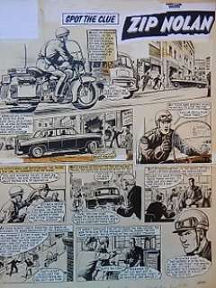  - Bunn, Reg - Originele pagina (p.6511) - Zip Nolan - On scenario by Jerry Siegel (Superman) - (1963) 